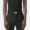 Greca Leather Belt 3 cm Greca Leather Belt 3 cm