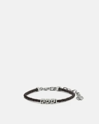 Greca Leather Bracelet Greca Leather Bracelet