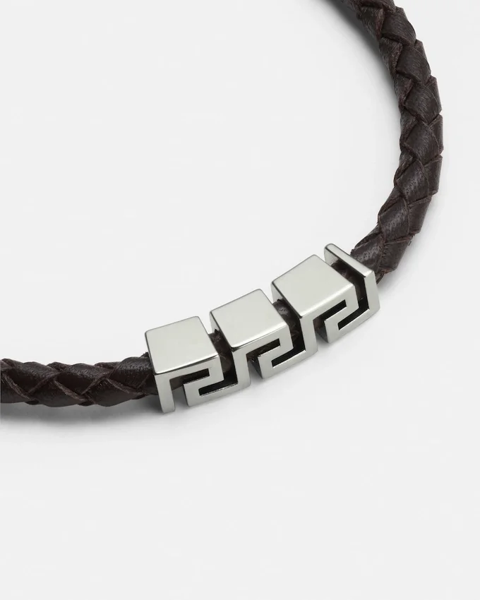Greca Leather Bracelet Greca Leather Bracelet