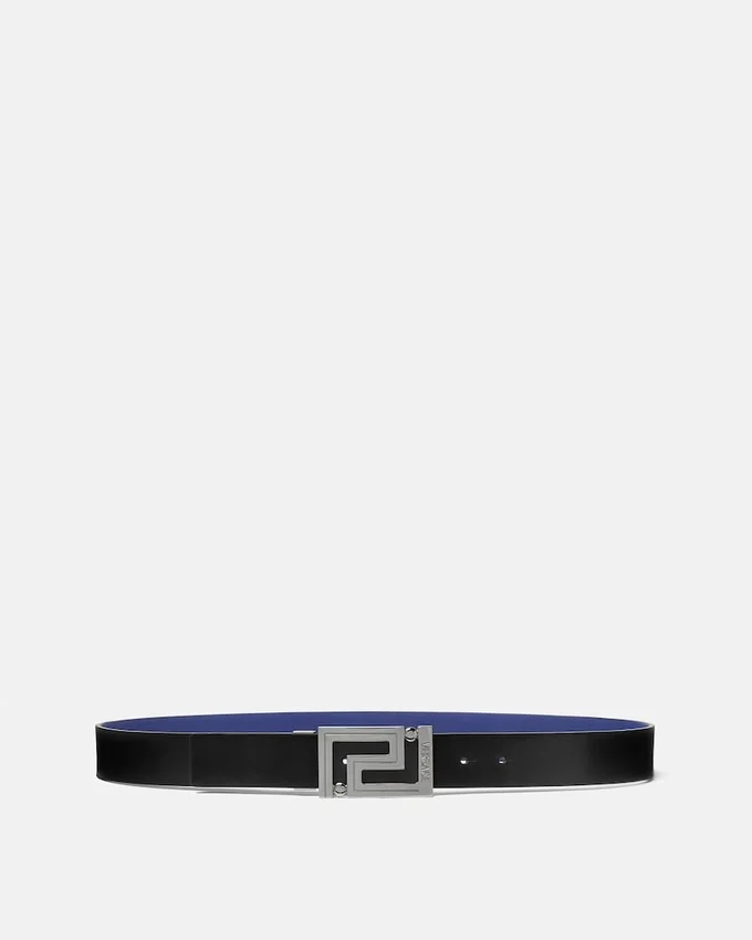 Greca Leather Reversible Belt 3.5 cm Greca Leather Reversible Belt 3.5 cm