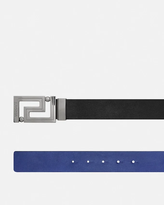 Greca Leather Reversible Belt 3.5 cm Greca Leather Reversible Belt 3.5 cm