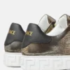 Greca Lizard-Effect Sneakers Greca Lizard-Effect Sneakers