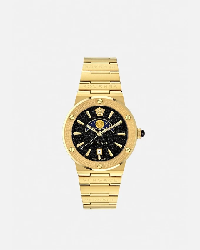 Greca Logo Moonphase Watch Greca Logo Moonphase Watch