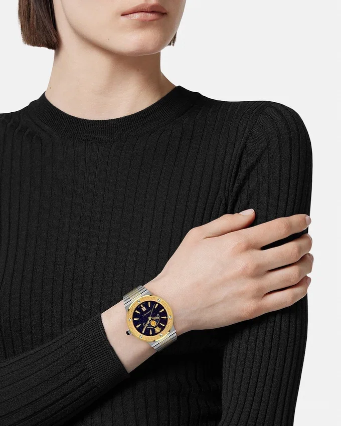Greca Logo Moonphase Watch Greca Logo Moonphase Watch
