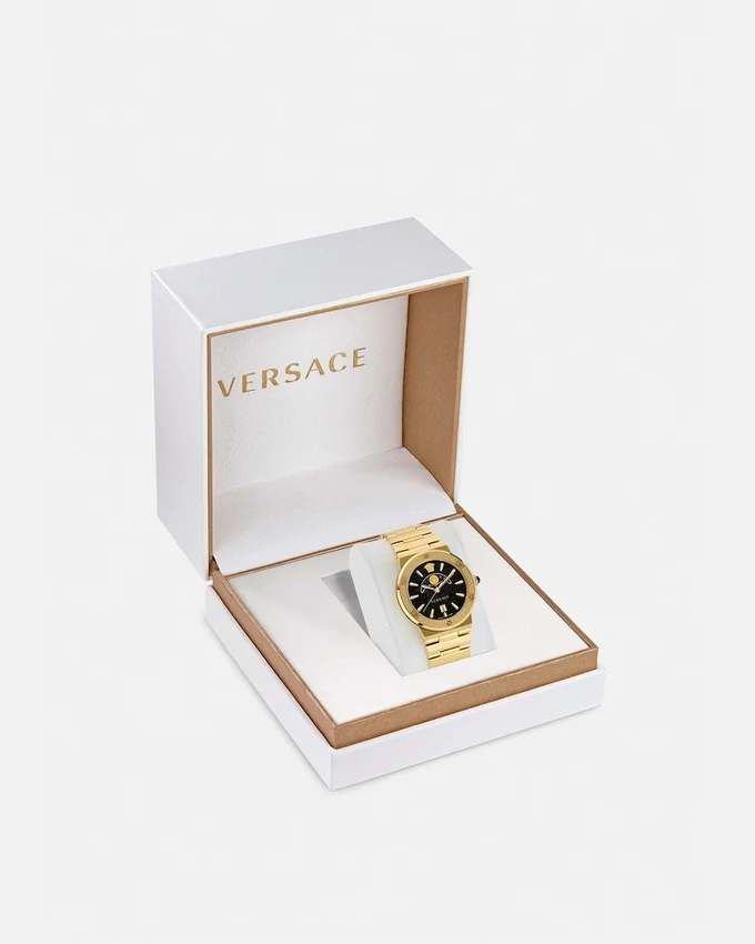 Greca Logo Moonphase Watch Greca Logo Moonphase Watch