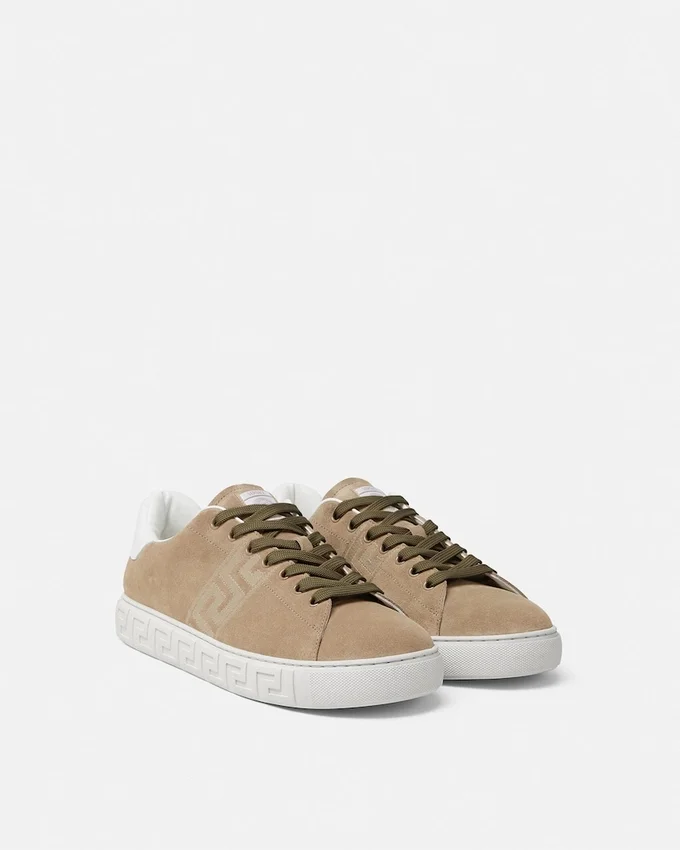 Greca Suede Sneakers Greca Suede Sneakers