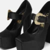 Hurley Satin Platform Pumps Hurley Satin Platform Pumps