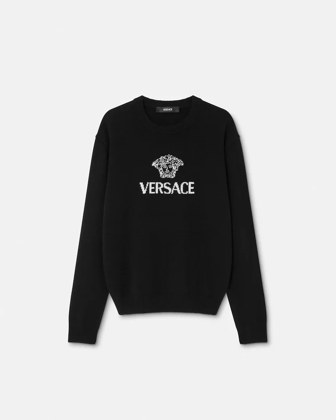 Intarsia Cashmere Knit Sweater Intarsia Cashmere Knit Sweater