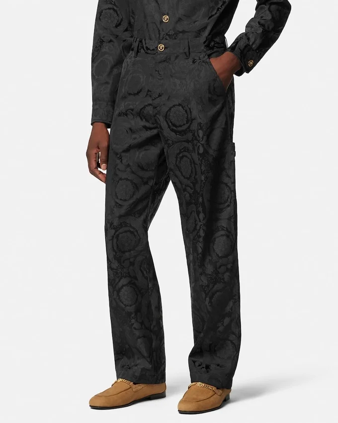 Jacquard Cotton Carpenter Pants Jacquard Cotton Carpenter Pants