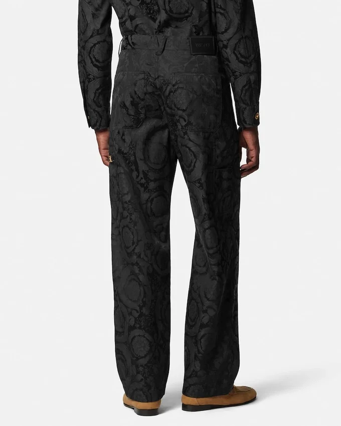 Jacquard Cotton Carpenter Pants Jacquard Cotton Carpenter Pants