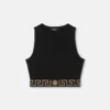 Jacquard Cotton-Jersey Crop Top Jacquard Cotton-Jersey Crop Top