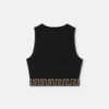 Jacquard Cotton-Jersey Crop Top Jacquard Cotton-Jersey Crop Top