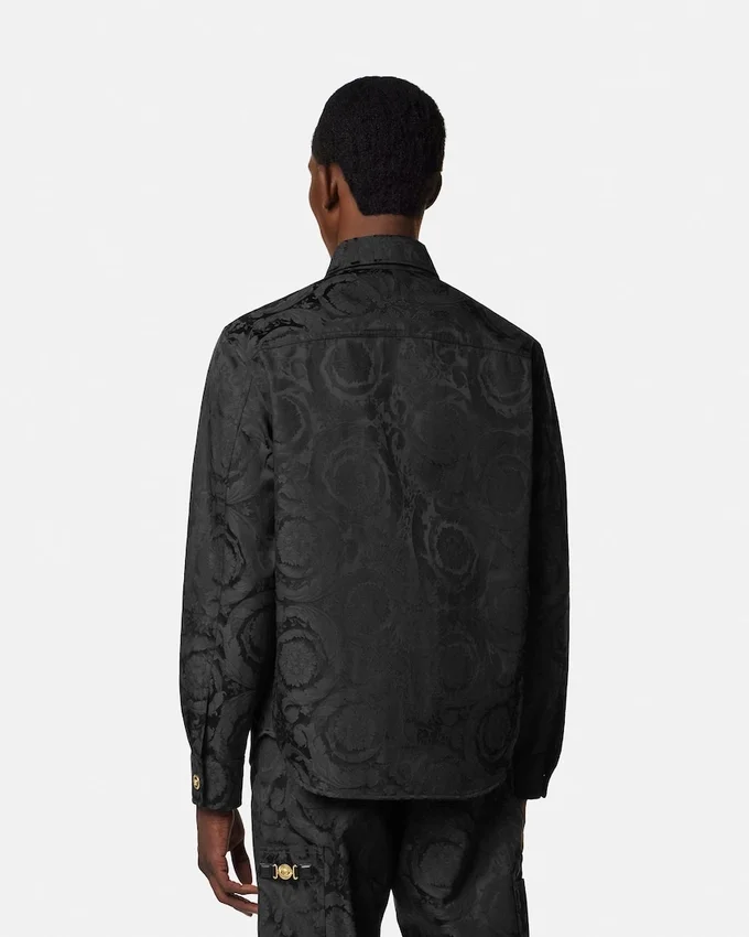Jacquard Cotton Overshirt Jacquard Cotton Overshirt