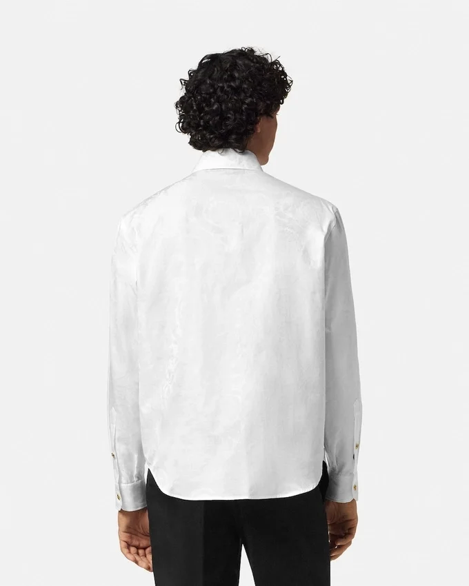 Jacquard Cotton-Poplin Shirt Jacquard Cotton-Poplin Shirt