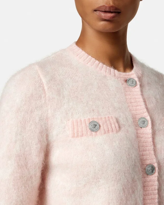 Jacquard Mohair Knit Cardigan Jacquard Mohair Knit Cardigan