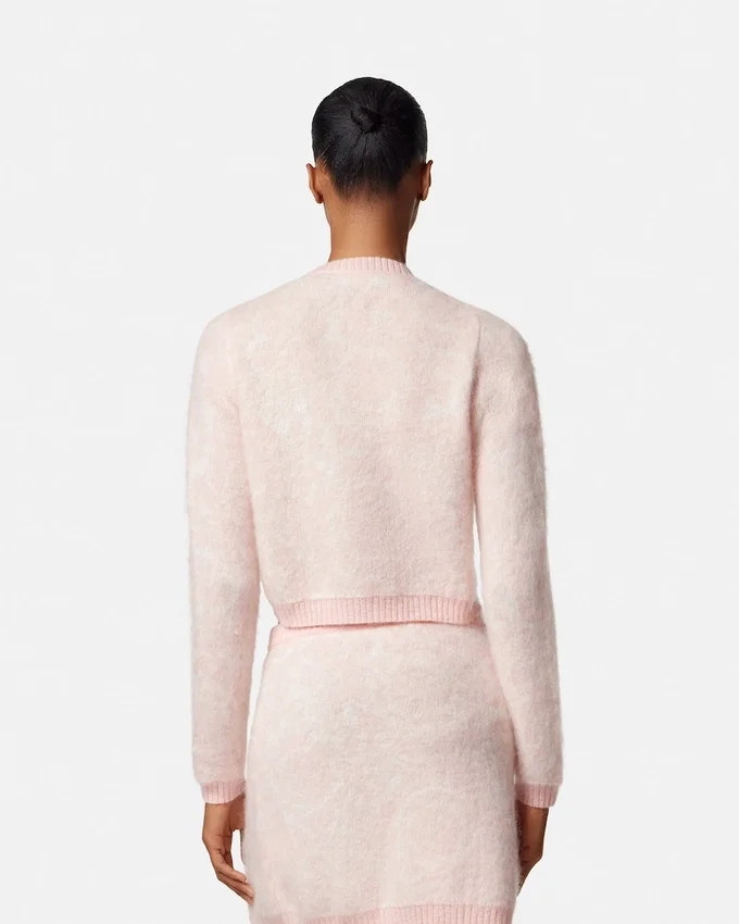 Jacquard Mohair Knit Cardigan Jacquard Mohair Knit Cardigan