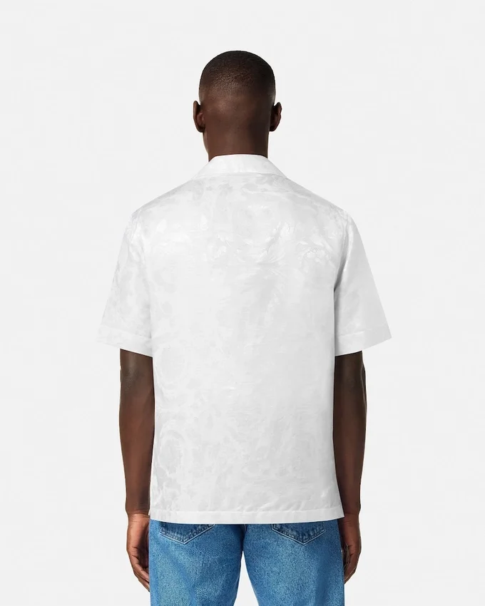 Jacquard Silk-Blend Shirt Jacquard Silk-Blend Shirt