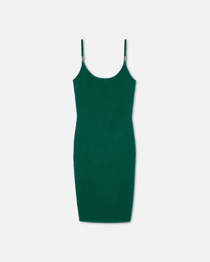 Jacquard Stretch Viscose Fitted Knit Mini Dress Jacquard Stretch Viscose Fitted Knit Mini Dress