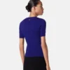Jacquard Stretch Viscose Fitted Knit T-Shirt Jacquard Stretch Viscose Fitted Knit T-Shirt