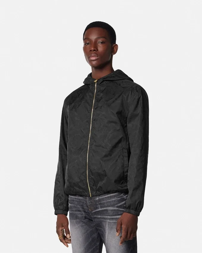 Jacquard Windbreaker Jacket Jacquard Windbreaker Jacket