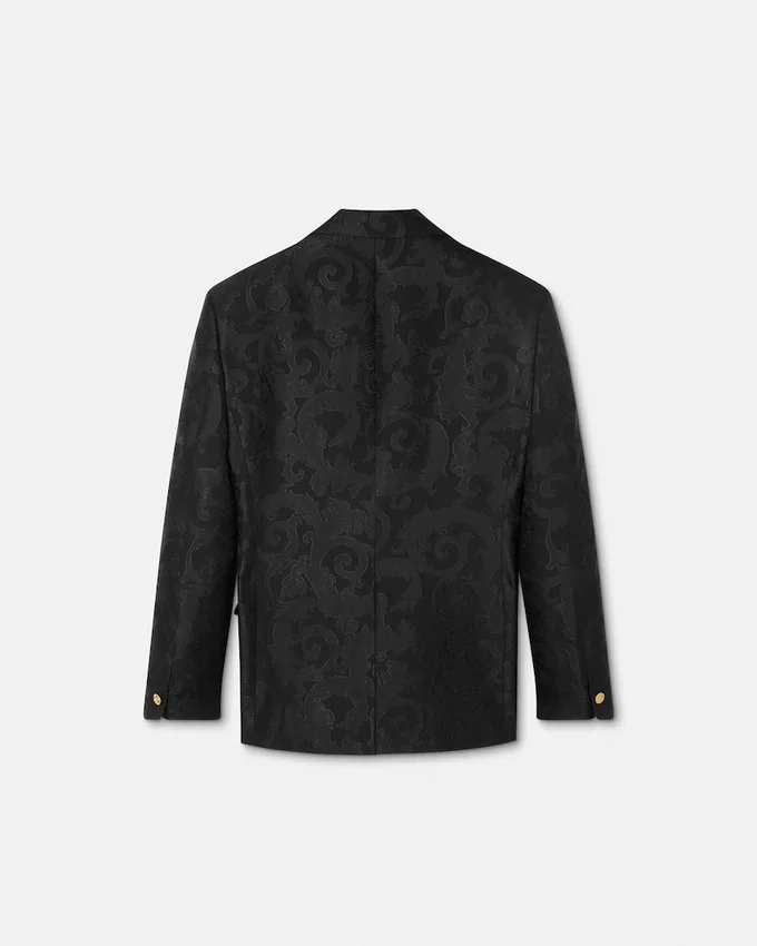 Jacquard Wool-Blend Blazer Jacquard Wool-Blend Blazer