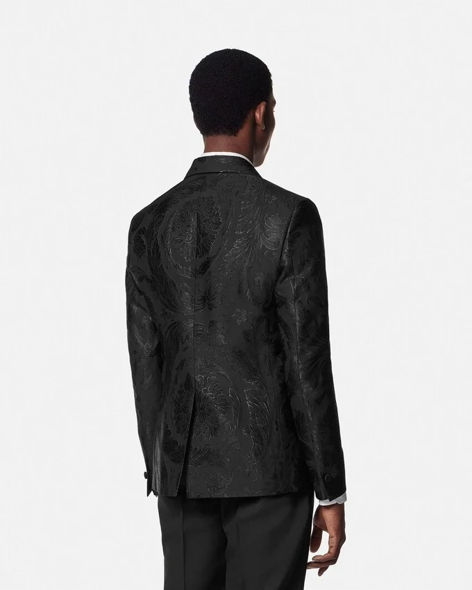 Jacquard Wool-Blend Blazer Jacquard Wool-Blend Blazer