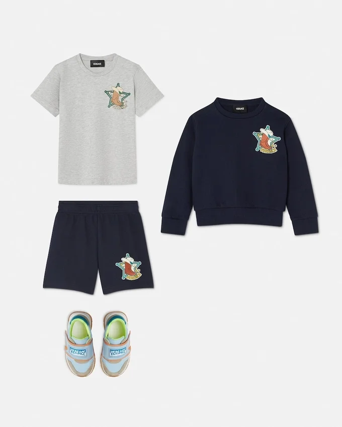 Kids Cotton-Jersey Sweat Shorts Kids Cotton-Jersey Sweat Shorts