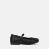 Kids Embellished Leather Ballerinas Kids Embellished Leather Ballerinas