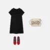Kids Embellished Milano-Stitch Flared Dress Kids Embellished Milano-Stitch Flared Dress