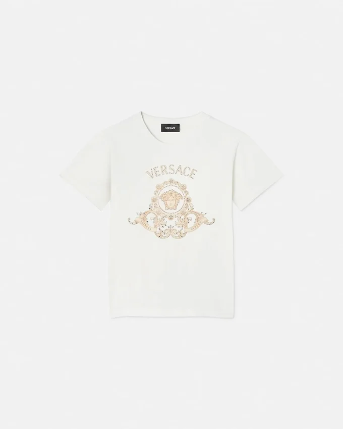 Kids Embellished Printed Cotton-Jersey T-Shirt Kids Embellished Printed Cotton-Jersey T-Shirt