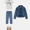 Kids Embellished Printed Cotton-Jersey T-Shirt