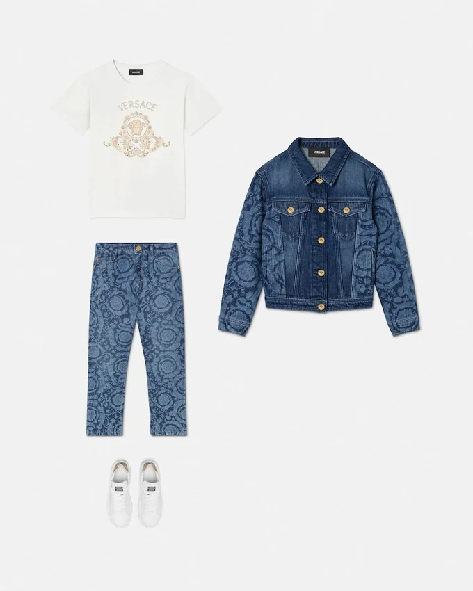Kids Embellished Printed Cotton-Jersey T-Shirt Kids Embellished Printed Cotton-Jersey T-Shirt