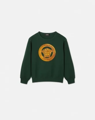 Kids Embroidered Cotton-Jersey Sweatshirt
