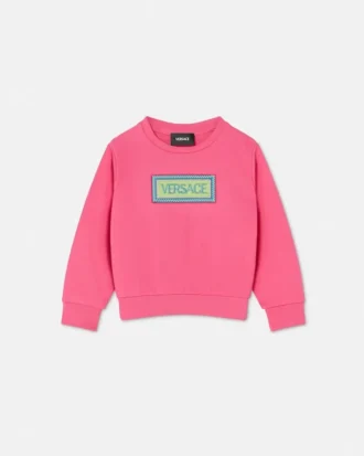 Kids Embroidered Cotton-Jersey Sweatshirt