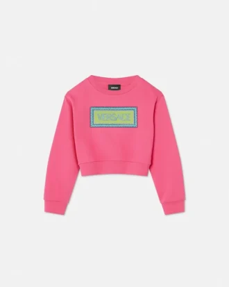 Kids Embroidered Cotton-Jersey Sweatshirt