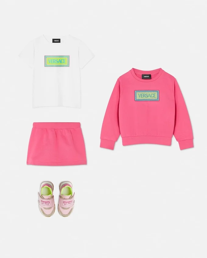 Kids Embroidered Cotton-Jersey Skirt Kids Embroidered Cotton-Jersey Skirt