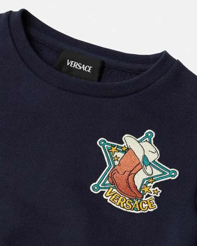 Kids Embroidered Cotton-Jersey Sweatshirt Kids Embroidered Cotton-Jersey Sweatshirt