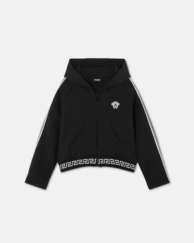 Kids Embroidered Cotton-Jersey Zip Hoodie Kids Embroidered Cotton-Jersey Zip Hoodie