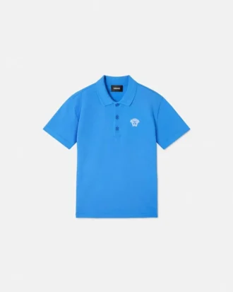 Kids Embroidered Cotton-Piqu&eacute; Polo