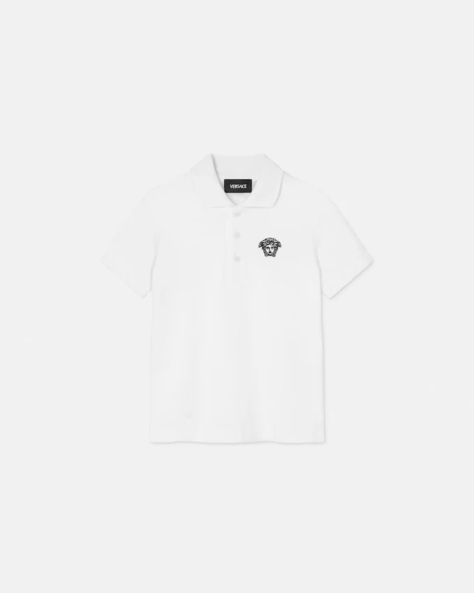 Kids Embroidered Cotton-Piqué Polo Kids Embroidered Cotton-Piqué Polo