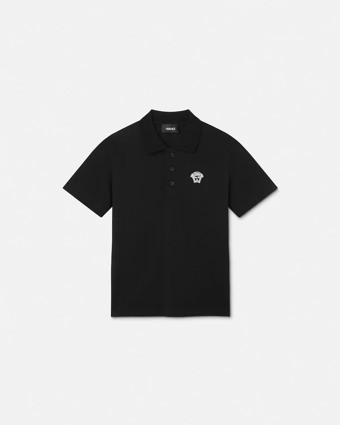 Kids Embroidered Cotton-Piqué Polo Kids Embroidered Cotton-Piqué Polo