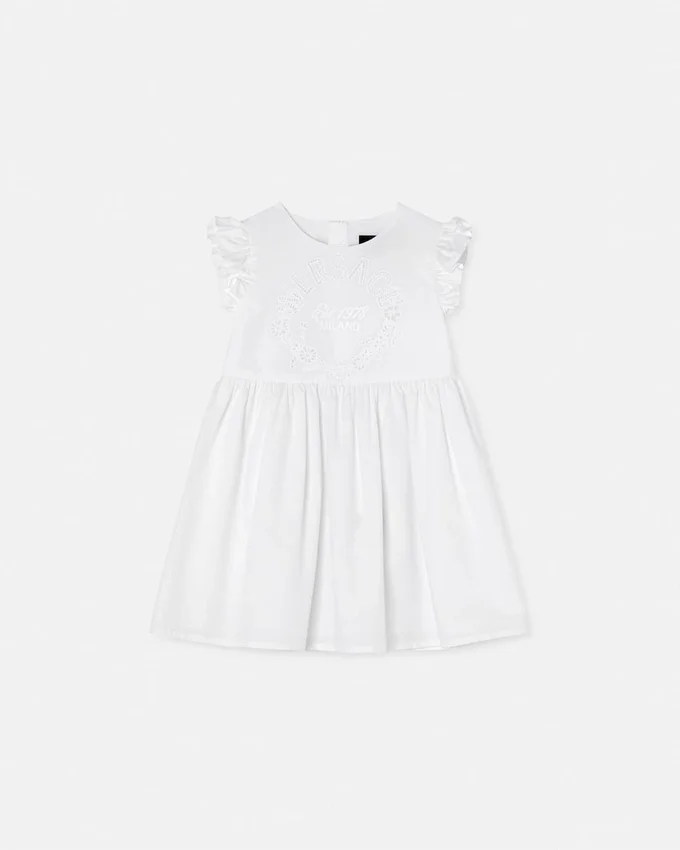 Kids Embroidered Cotton-Poplin Dress Kids Embroidered Cotton-Poplin Dress