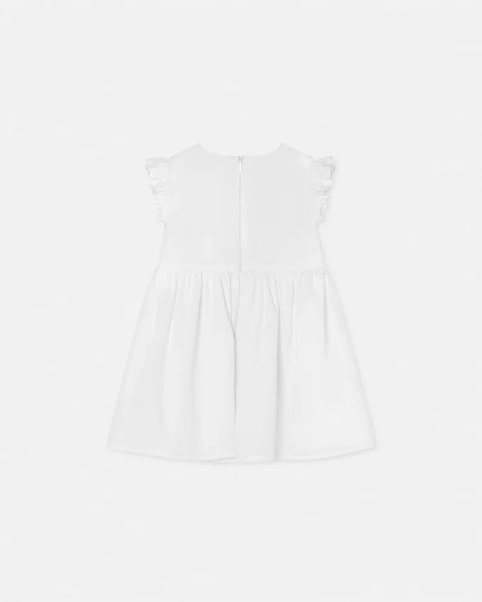 Kids Embroidered Cotton-Poplin Dress Kids Embroidered Cotton-Poplin Dress