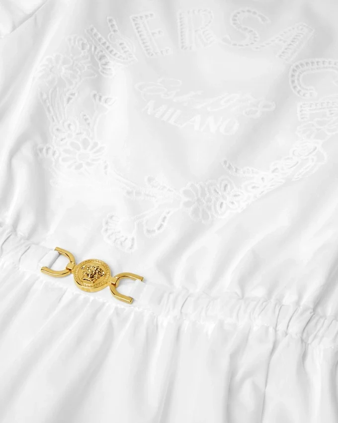 Kids Embroidered Cotton-Poplin Dress Kids Embroidered Cotton-Poplin Dress