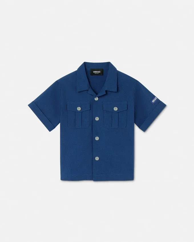 Kids Embroidered Cotton Shirt Kids Embroidered Cotton Shirt