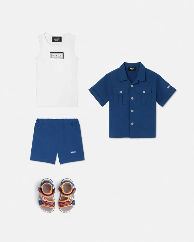 Kids Embroidered Cotton Shirt Kids Embroidered Cotton Shirt