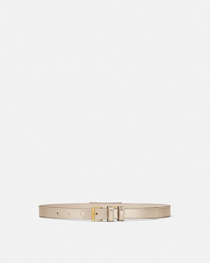 Kids Gianni Ribbon Metallic Belt 2 cm Kids Gianni Ribbon Metallic Belt 2 cm