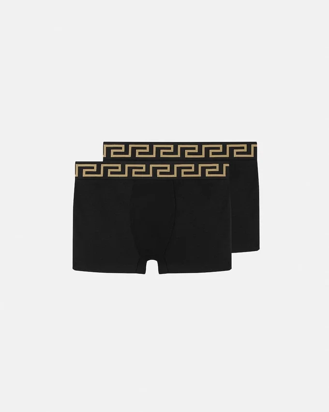 Kids Jacquard Cotton-Jersey Trunks 2-Pack Kids Jacquard Cotton-Jersey Trunks 2-Pack