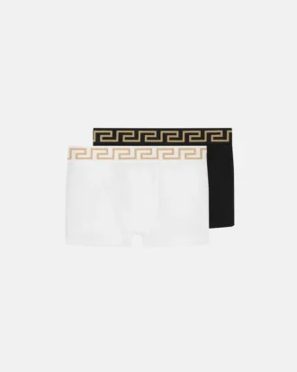 Kids Jacquard Cotton-Jersey Trunks 2-Pack