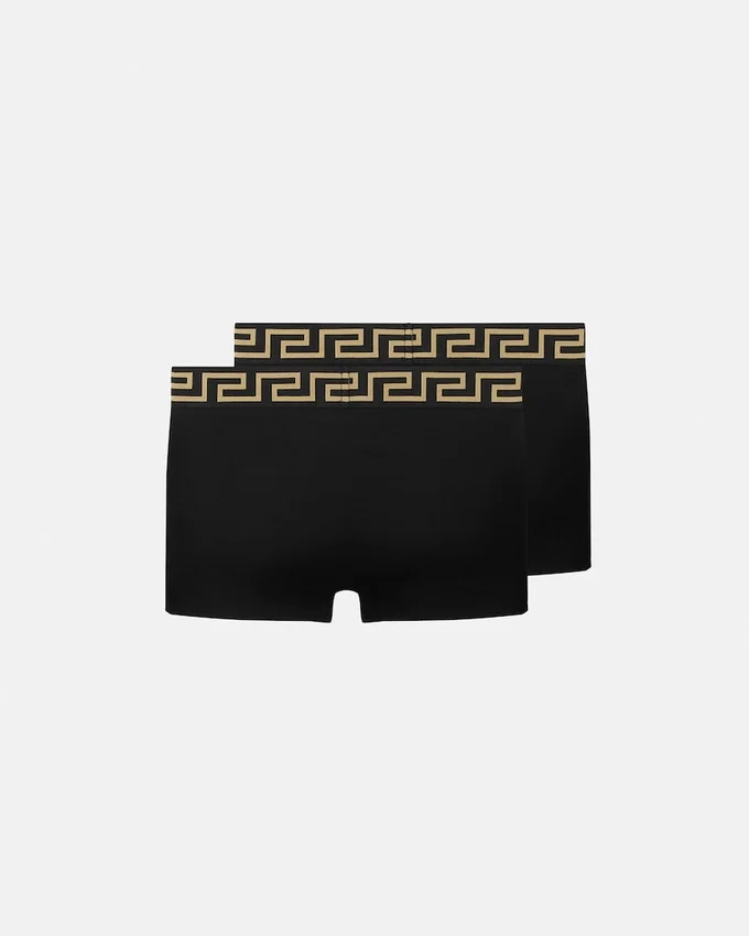Kids Jacquard Cotton-Jersey Trunks 2-Pack Kids Jacquard Cotton-Jersey Trunks 2-Pack